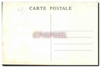 VALS-les-BAINS — Castelo da Châtaigneraie — Edição Martin, Vals — Verso