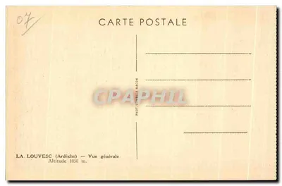 La Louvesc (Ardèche) — Widok ogólny — Fot. Cnmbier Macon — Rewers