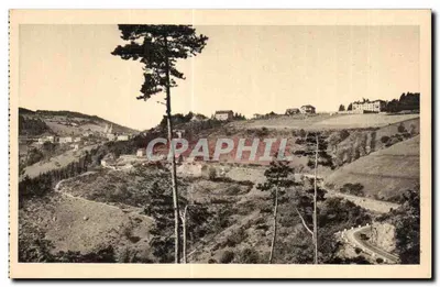 La Louvesc (Ardèche) — Bairro de La Fontaine — Estrada Annonay