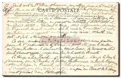 A LOUVESC — O Domínio de Grange Neuve — D. Pallion, edição Lyon — Verso