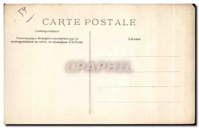 Cambrai — Fontanna na placu Fénelon — Zbiór Stéréo-Mobile « Le Merveilleux » — Rewers