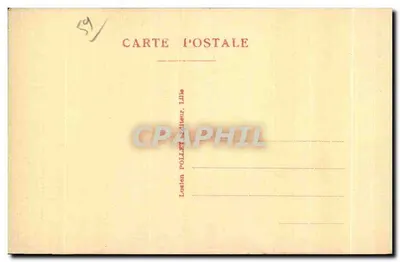 Roubaix — Novo Hotel das Correios — L.P. 23, editor Ladén Pollet, Lille — Verso