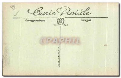 Armentières — Abside da Igreja São Wast — Ruínas da Grande Guerra — Vizé Paris n°506 — Verso