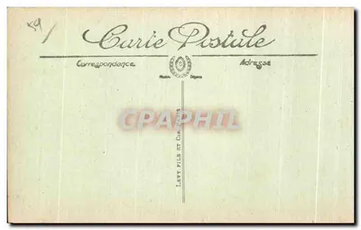 Armentières — As ruínas da Grande Guerra — A Grand’Place e o Hotel de Ville — Visé Paris n°502 — Verso
