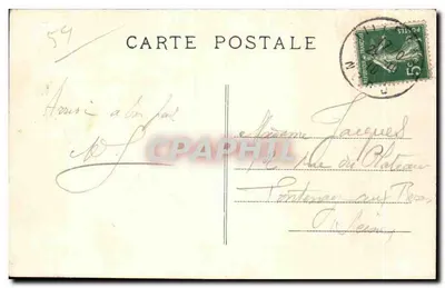 LILLE — A Estação - E. C. — Editor Deléspande Havéz — Verso