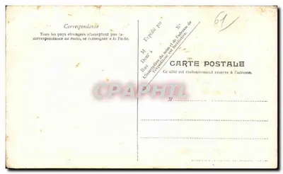 Stara pocztówka Fantazja Mesle na Sarthe Orne — Rewers