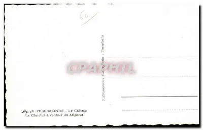 PierreFonds - Le Château — La Chambre à coucher du Seigneur — Établissements Cazier & Arin — Rewers
