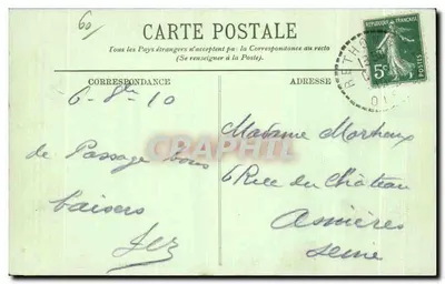 Rethondes — Castelo de Sainte-Claire — LL. — Verso
