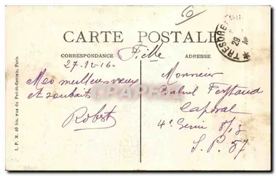 Roye-sur-Matz (Oise) — Katedra po bombardowaniu w listopadzie 1915 — J. C. Rossoms, n°248 — Rewers