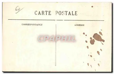 Senlis - A Rue de la République após o bombardeio — L'œuvre de Dévastation, Série N° 139 — Edição histórica da antiga Fotografia Provost, 15 rue Lafayette, Toulouse — Verso