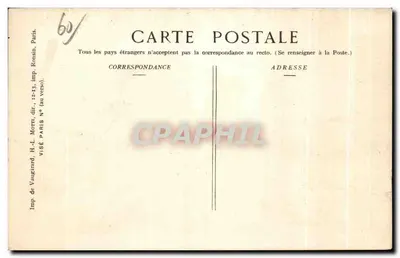 Ruínas de Sermaize — Guerra 1914-15 — Ed. Pays de France — Verso