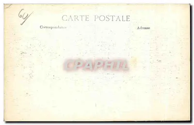 Betz (Oise) após o bombardeio — detalhes dos danos nos edifícios e presença de soldados — editor B.D. n° 60 — Verso