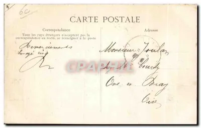 Clermont (Oise) — Praça Ferret — Vandenbove, Liancourt — Verso