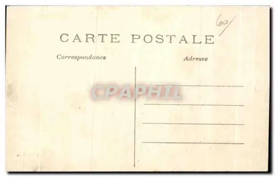 Senlis — Incêndio da rua do Point du Jour durante a Guerra de 1914 — Editor: Au Point du Jour — Verso