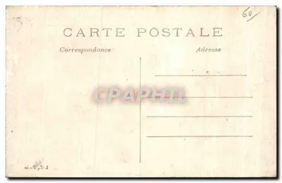 Senlis — Pociąg po pożarze w 1914 — Wydawca nieznany, nr serii 3 — Rewers