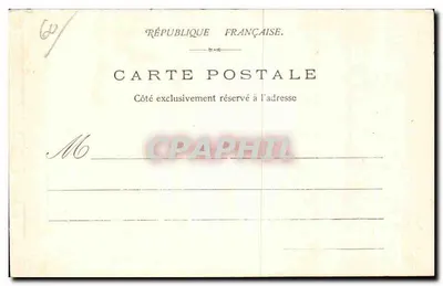 Stara pocztówka: Boulevar Carnot w Noyonie — Rewers