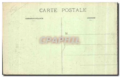 Senlis — Hôtel du Nord po pożarze — L'H. Paryż — Rewers