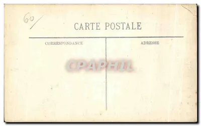 Compiègne — Zniszczony most — LL. — Wojna 1914-1915 — Rewers