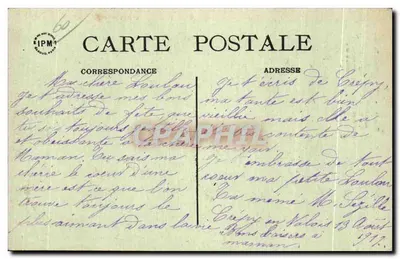 Crépy-en-Valois — Facha da Igreja São Tomé — Editor E. L. — Verso