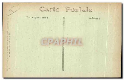 Crépy-en-Valois — Igreja de Bouillant — Muller, Editora, Crépy-en-Valois (Oise) — Verso