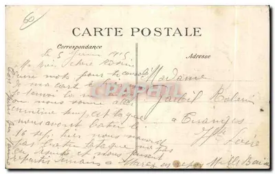 Elincourt-Sainte-Marguerite — Ruínas do Priorado após o bombardeio — 16 Setembro 1914 — Verso