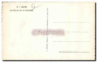 Margens da Nohette — Senlis — G. Réant, Editor — Verso