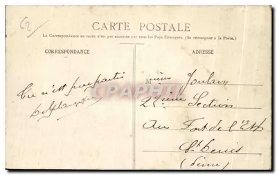 Cap Gris-Nez — Os Rochos da Praia — L.D., B., 688 — Verso