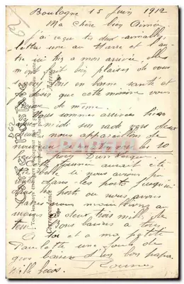 Boulogne-sur-Mer — O Casino e as Jetées — ND Phot, n°101 — Verso