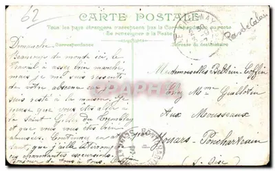 Boulogne-sur-Mer — Escadrille de torpilleurs — éditeur 'Postes' n°27 — Verso