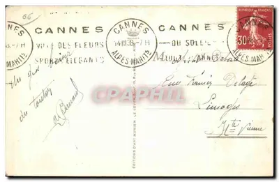 Cannes — Plac i Hoteli — Foto Munier — Rewers