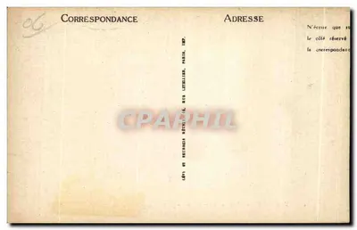 CANNES — Jacht w portowym i Suquet — LL, n° 273 — Rewers