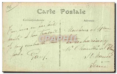 CANNES — Le Suquet i Mont Chevalier — Neurden Frères, Imp. Créte-Corbeil, nr 658 — Rewers