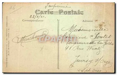 कैन्स — क्रूइजेट प्रमेण और कैरेल्टन होटल — प्रिंटरी विर्ट्ज़, संख्या 400 — पीछे