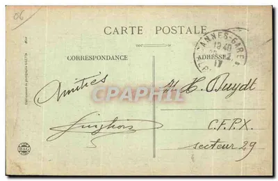 Cannes — Pamiętnik z Cannes — Wydawnictwo Gilletta nr 527 — Rewers