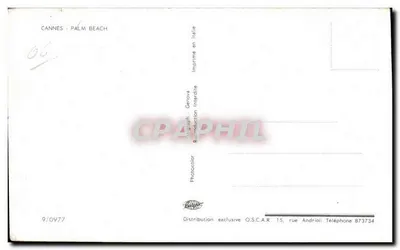 Cannes - Palm Beach — strand en zwembad — O.S.C.A.R. Genua — Achterkant