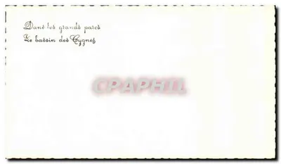Bassin des Cygnes — Park miasta — n° 102 — Rewers