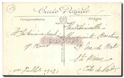 Vichy — Wieża zegarowa — LL. — Rewers