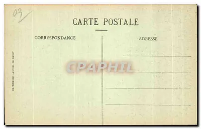 Vichy - La Promenade sur les Quais de l'Allier — Imprimerie Belunis de Nant — Verso