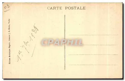 Vichy — Allée centrale du Parc du Casino — Édition Artistique Beguin, n°344 — Verso