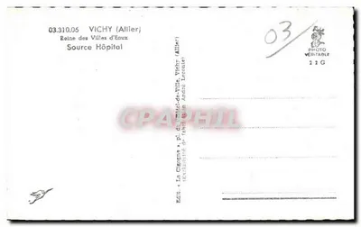 Source Hôpital — Vichy (Allier) — Edit. La Cigogne, André Leconte — Rewers