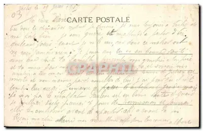 Vichy — Promenoirs couverts et Rue Cunin-Gridaine — Édition L. O. — Verso