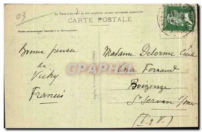 Vichy - Na terenie Parku - Wielkie Hotele — Ideal, nr 510 — Rewers