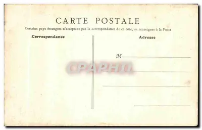 Vichy — Entrada do Estabelecimento Termal — B. F., Paris — Verso