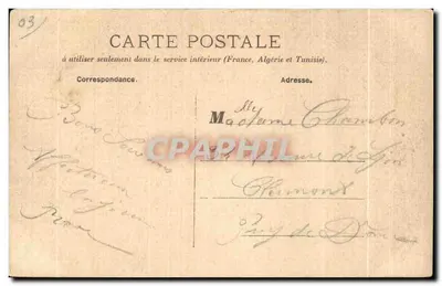 Bourbonnais — Saint-Germain-des-Fossés — Vue Générale — Béguin fils, édit. à St-Gérard-le-Puy, Cl. Rousseau. — Rewers