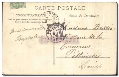 Lamalou-les-Bains — Cascade du Petit Vichy — Jules Lauze, Grand Bazar, n°5 — Cliché M.G. — Verso
