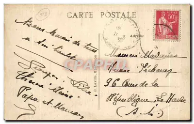 Saint-Fargeol (Allier) — Zamek Lavalade — Wyd. L. Desoucâtres, nr 972 — Rewers