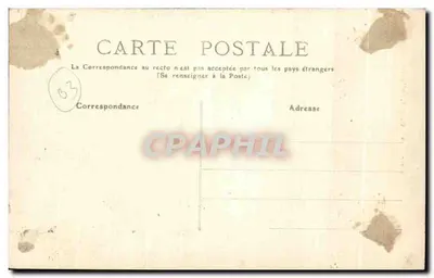 Allier — 341 - BUSSET, Zamek, Wielka Wieża — Rewers
