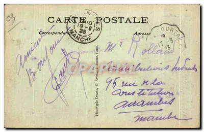St-Avit — L'Église — Phototype Desaix, 46, Avenue Jaurès, Paris — Verso