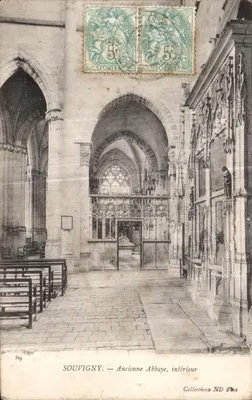 SOUVIGNY — Interior da antiga abadia — Collections ND Films, n°89
