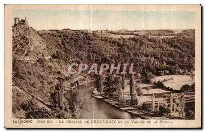 O Castelo de Chouvigny e a Vale da Sigoule — A Garça, n° 2841 bis
